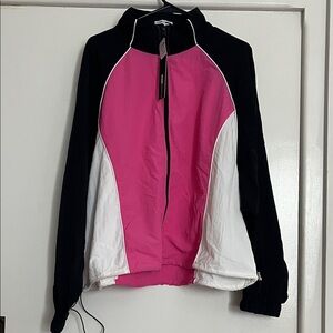 Fashion Nova Vibrant Pink and Black Jacket